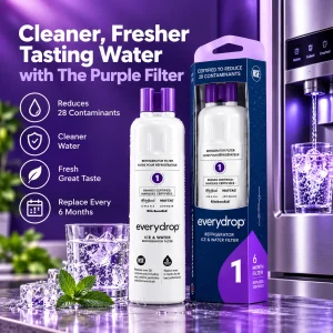Cleaner fresher water with everydrop EDR1RXD1 filter